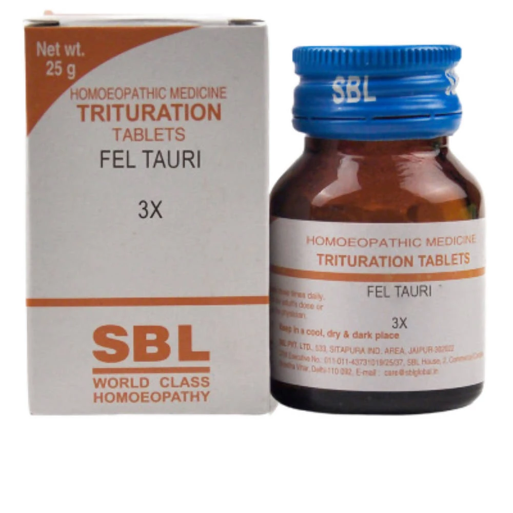 SBL Homeopathy Fel Tauri Trituration Tablet, 3X-1.webp
